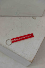 Load image into Gallery viewer, Let's Go Change the World Keychain