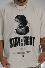 Load image into Gallery viewer, Stay in the Fight Tee - Ecru
