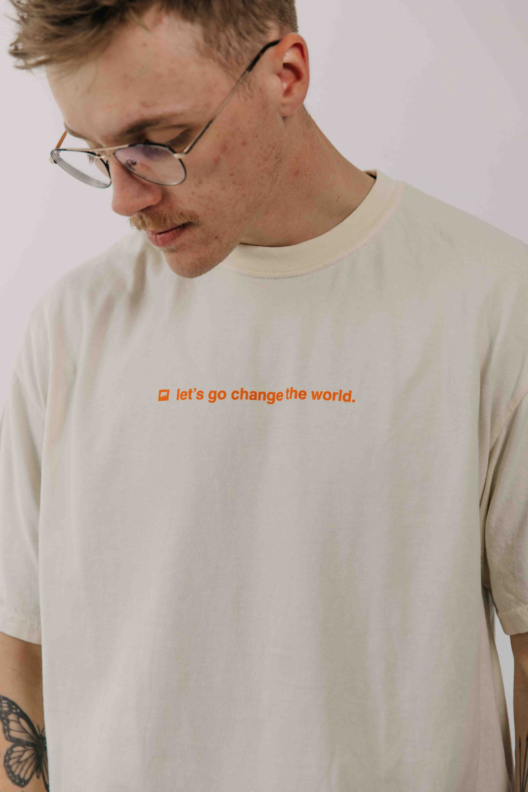 Change The World Tee - Ivory