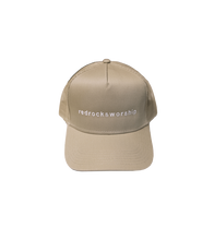 Load image into Gallery viewer, Red Rocks Worship Trucker Hat - Tan
